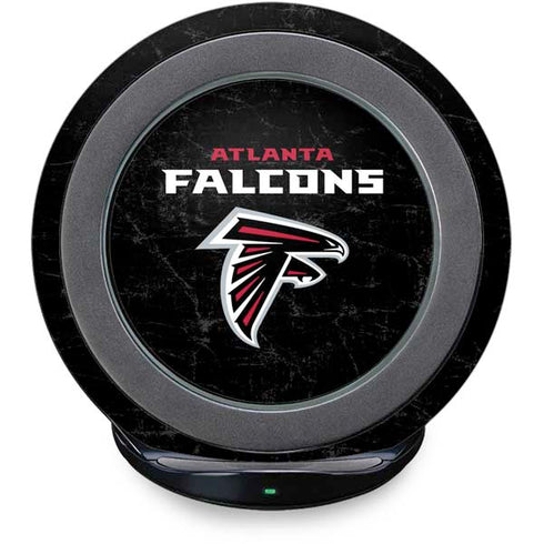 NFL Atlanta Falcons Distressed Fast Charge Wireless Charging Stand Skin